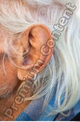 and more Ear Man White Casual Average Wrinkles